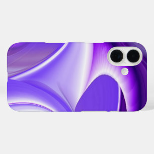 Paarse sneeuwdroom, Abstracte Fantastische regenbo iPhone 16 Hoesje