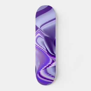 Paarse sneeuwdroom, Abstracte Fantastische regenbo Skateboard