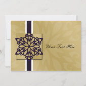 paarse snowflake Business - Hartelijk dank voor uw Kaart (Achterkant)