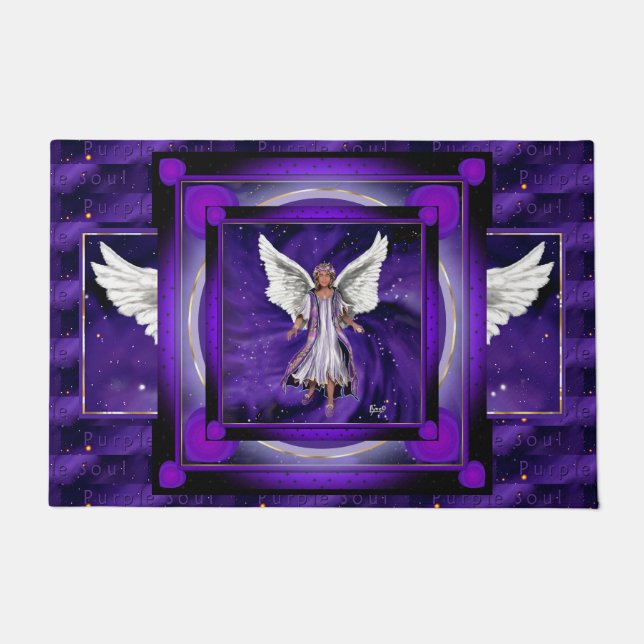 Paarse sol deurmat (Voorkant)