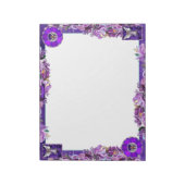 Paarse sol notitieblok (Gedraaid)