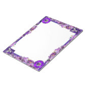 Paarse sol notitieblok (Schuin)