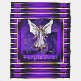 Paarse Soul Fleece Blanket