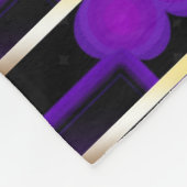 Paarse Soul Fleece Blanket (Hoek)