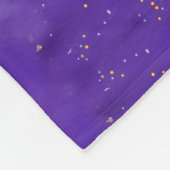 Paarse Soul Fleece Blanket (Hoek)