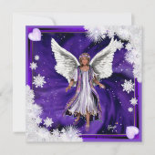 Paarse Soul kerstkaart (Voorkant)