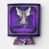 Paarse Soul Koelbox Blikjeskoeler (Voorkant)