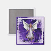 Paarse Soul Magnet Magneet (Voorkant / Achterkant)