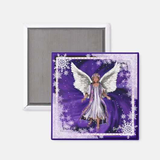 Paarse Soul Magnet Magneet (Voorkant / Achterkant)