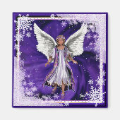 Paarse Soul Magnet Magneet (Voorkant)