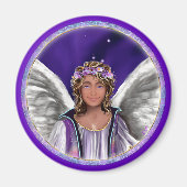 Paarse Soul Magnet Magneet (Voorkant)