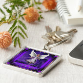 Paarse Soul Sleutelhanger (Zijkant)