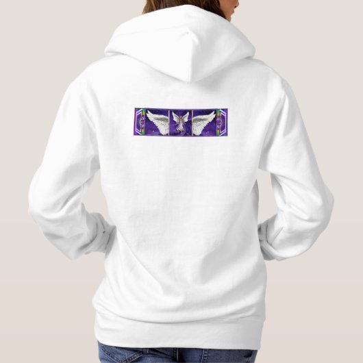 Paarse Soul T-Shirt (Achterkant)