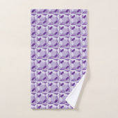 Paarse Sparkle Bad Handdoek (Handdoek)