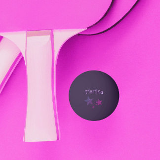 Paarse sparkle Glitter Effect Custom Ping Pong Pingpongballen
