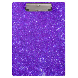 Paarse Sparkle Glitter Girly Clipboard 5 Klembord