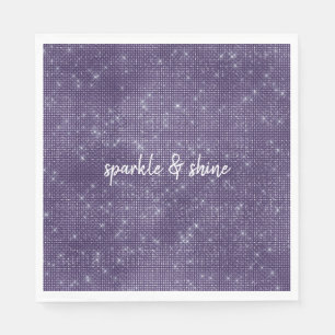 Paarse Sparkle Servet