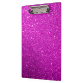 Paarse Sparkly Glitter Klembord (Links)