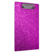 Paarse Sparkly Glitter Klembord (Rechts)