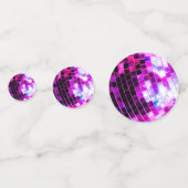 Paarse Spiegel Disco Ball Confetti (Voorkanten)