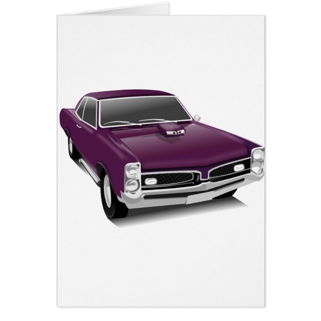 Paarse spierwagen (Voorkant)