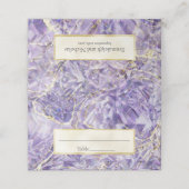 Paarse Spinel Amethist Gemstone Cut Wedding (Buitenkant ongevouwen)