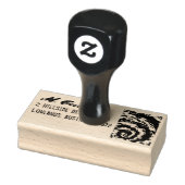 Paarse spiraalmelkweg 	rubberstempel (Stempel)