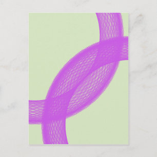 paarse spirituele vervulling briefkaart