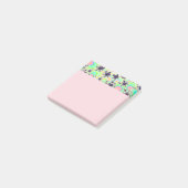 Paarse Splatter Eye Post-it® Notes (Schuin)