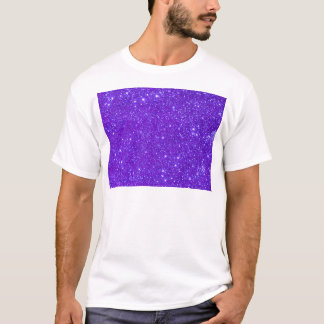 Paarse spleetglitter - Aangepast ontwerp T-shirt