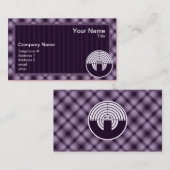 Paarse sport visitekaartje (Voorkant / Achterkant)