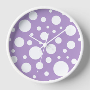 Paarse Spots Clock