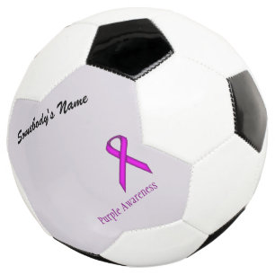 Paarse Standard Ribbon Tmpl van Kenneth Yoncich Voetbal