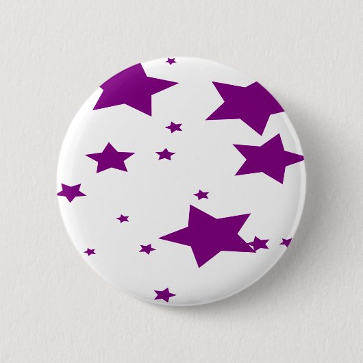 Paarse Star-Button Ronde Button 5,7 Cm (Voorkant)