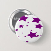 Paarse Star-Button Ronde Button 5,7 Cm (Voorkant /achterkant)