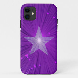 Paarse Star iPhone hoesje