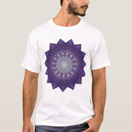 Paarse Star Mandala T-shirt