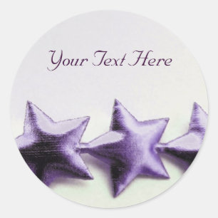 Paarse Star Stickers