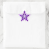 Paarse Star-vorm sticker bord paarse (Tas)
