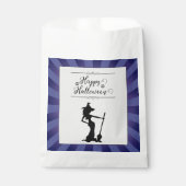 Paarse Starburst Heks Halloween Bedankzakje (Voorkant)