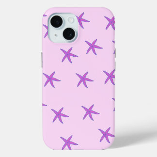 Paarse Starfish telefoonhoesje