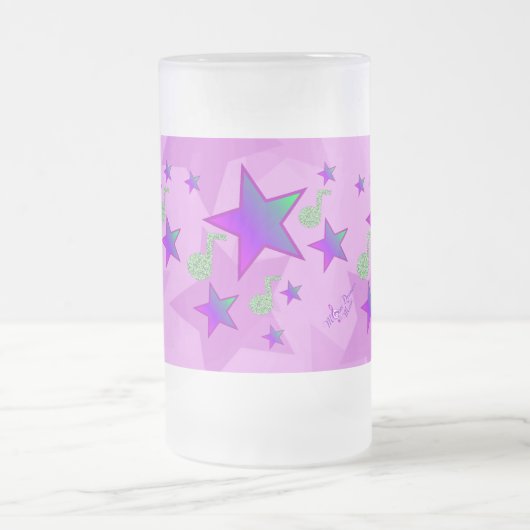 Paarse Starlight Lullaby Matglas Bierpul (Center)