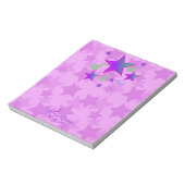 Paarse Starlight Lullaby Notitieblok (Gedraaid)