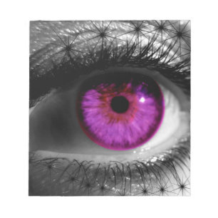 Paarse Starry Eye Notitieblok