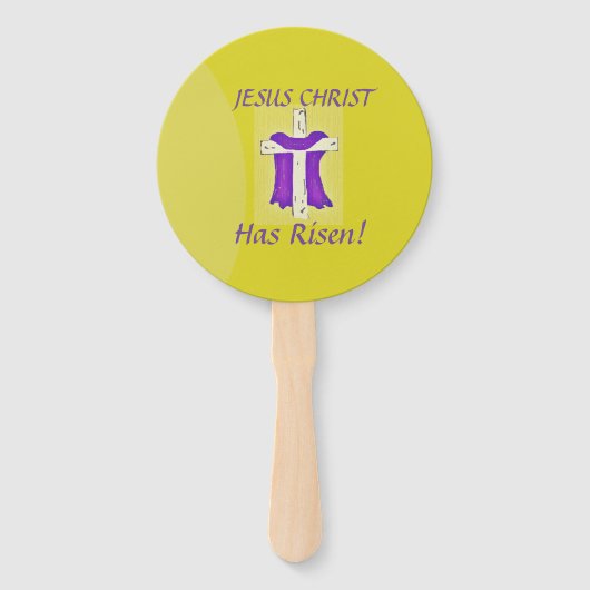 Paarse steekplaats handwaaier (Voorkant)