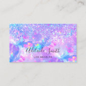 paarse steenslag visitekaartje (Voorkant)