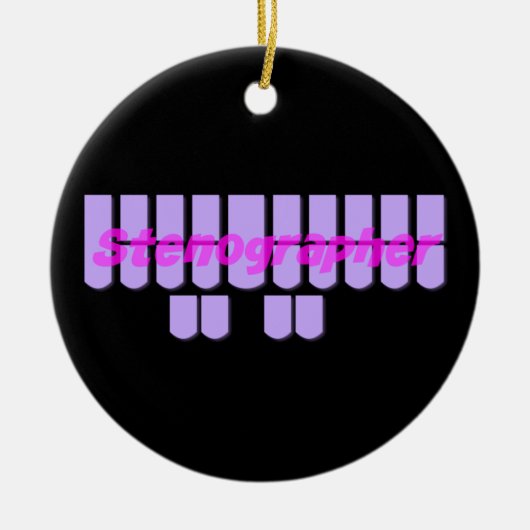 Paarse stembanden keramisch ornament (Voorkant)