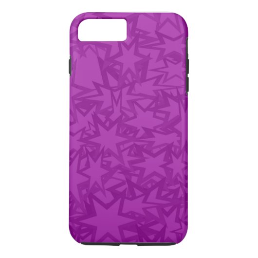 Paarse Ster Patroon Case-Mate iPhone Case (Achterkant)