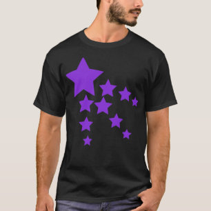 Paarse sterren 1 t-shirt