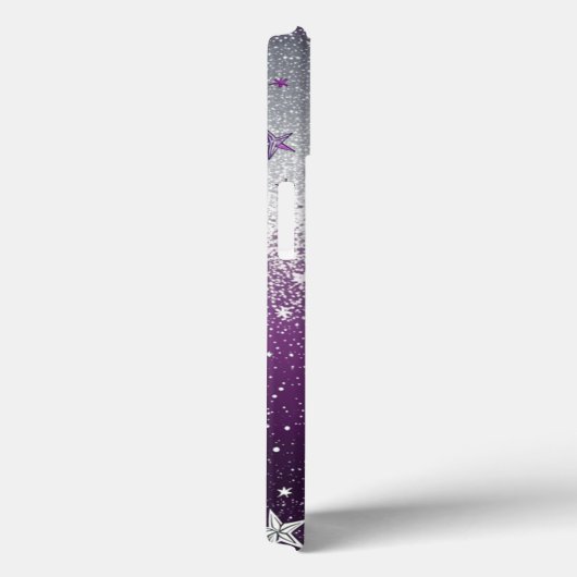 Paarse sterren Case-Mate iPhone case (Achterkant / Rechts)